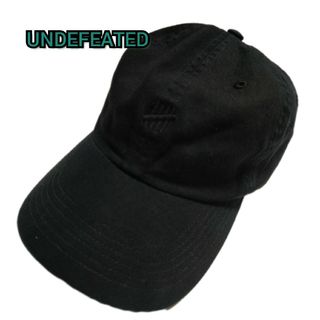 アンディフィーテッド(UNDEFEATED)のUNDEFEATEDキャップ ブラック(キャップ)