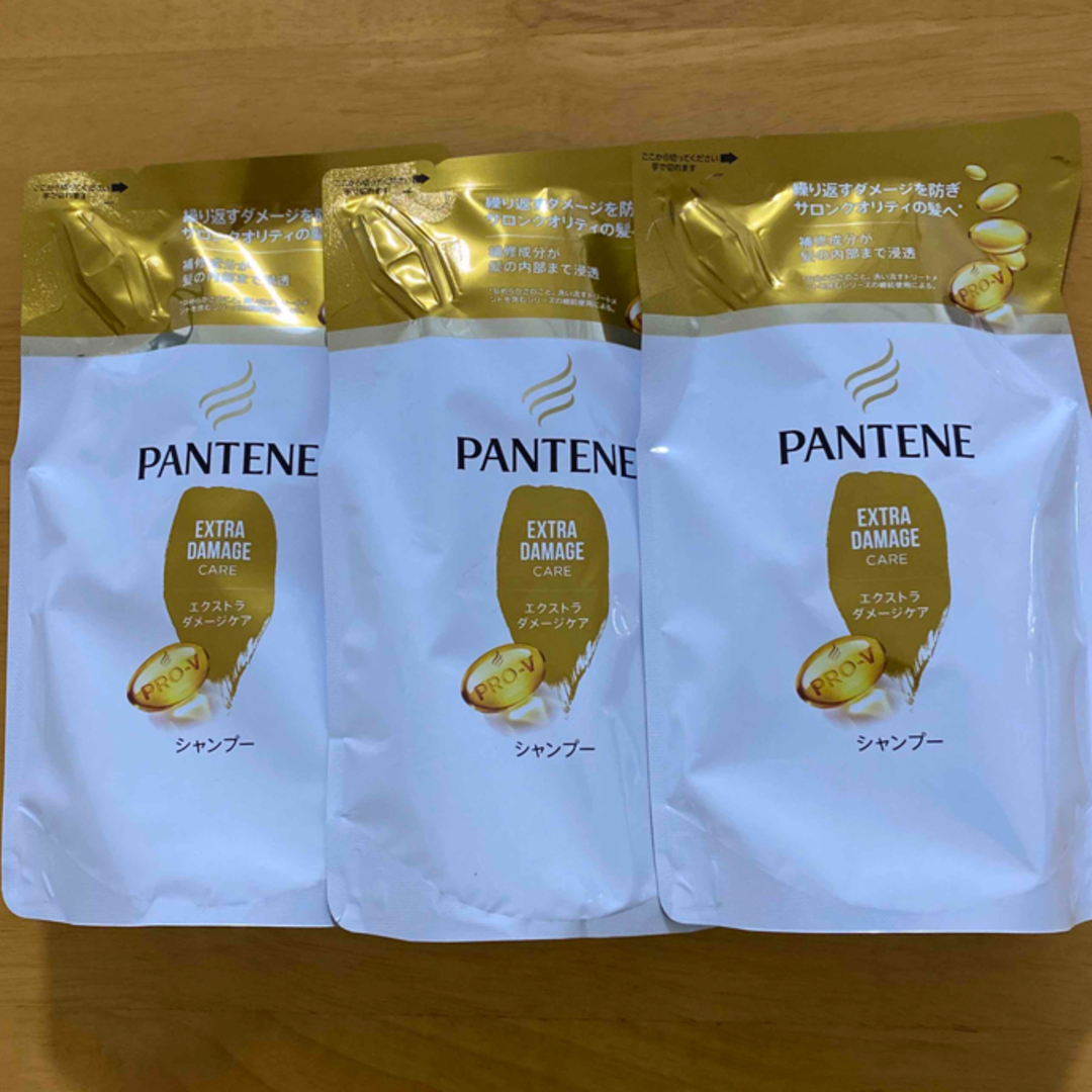 PANTENE(パンテーン)の［３個セット］パンテーン エクストラダメージケア シャンプー つめかえ300mL コスメ/美容のヘアケア/スタイリング(シャンプー)の商品写真