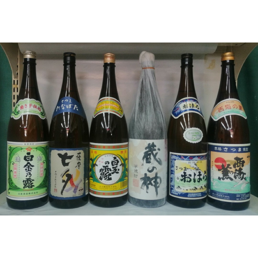 鹿児島産芋焼酎25度B1.8㍑×6本セット