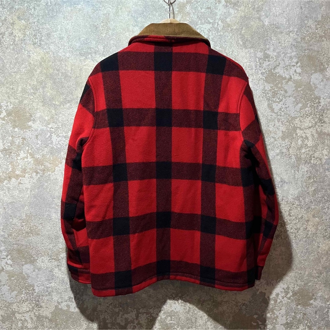 Woolrich ウールリッチ バッファローチェックジャケット 襟コーデュロイ 3