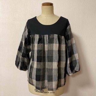 タグ付♪mao made マオメイド シフォンドッキングクルーカーディガン　白