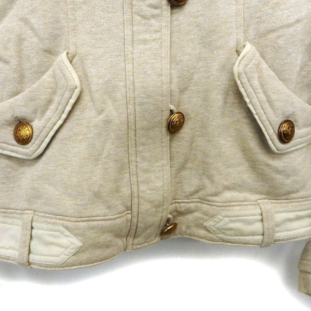 qualite(カリテ)のカリテ ジャンパー ブルゾン アウター ラクーンファー ジップアップ コットン レディースのジャケット/アウター(ブルゾン)の商品写真