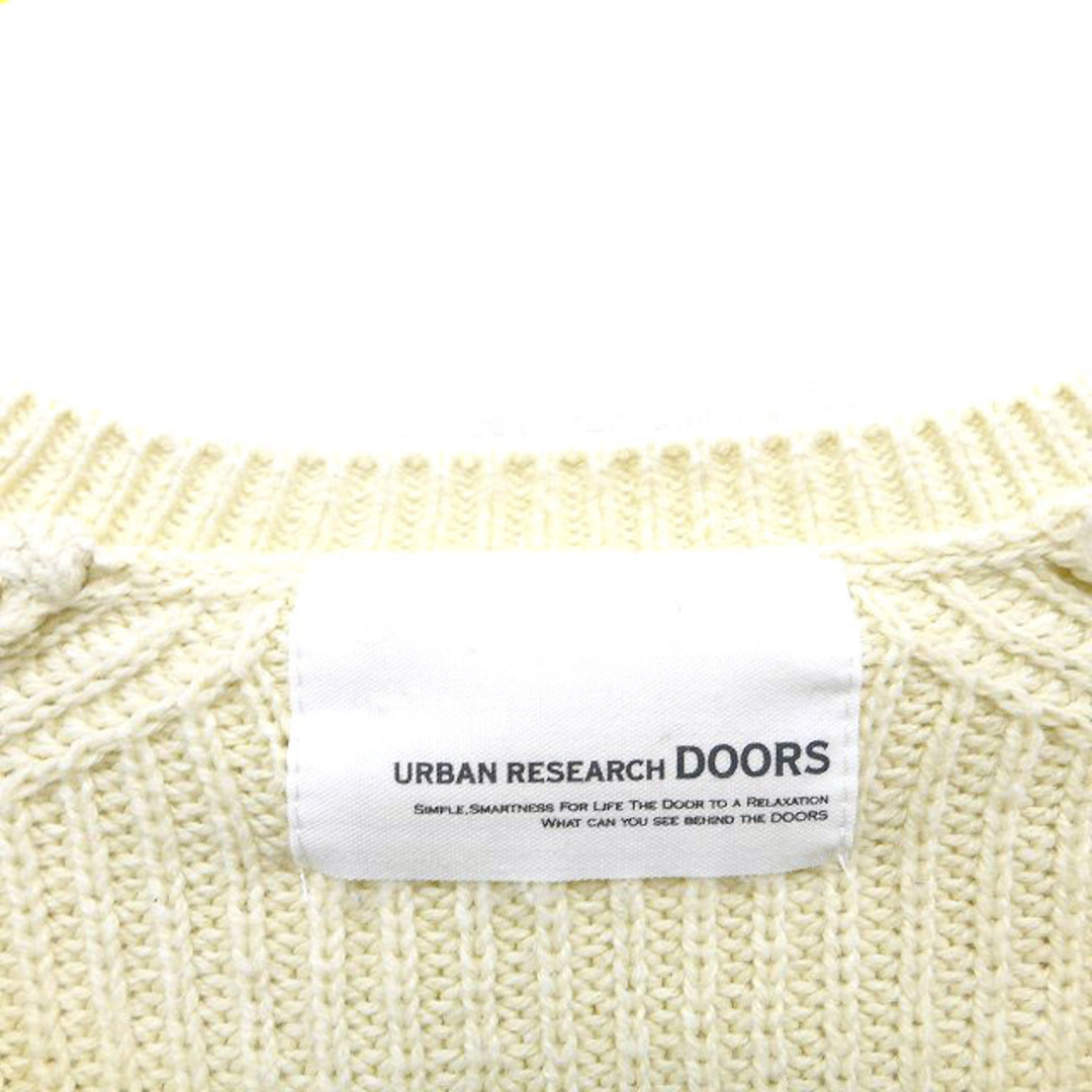 URBAN RESEARCH DOORS(アーバンリサーチドアーズ)のアーバンリサーチ ドアーズ ニット セーター Vネック ロングテール リブ 長袖 レディースのトップス(ニット/セーター)の商品写真