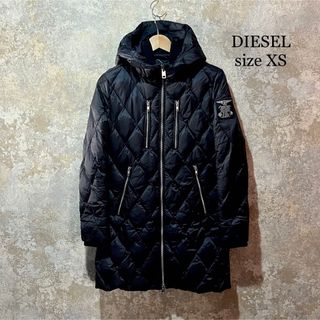 ディーゼル(DIESEL)のDIESEL ディーゼル 中綿 キルティング ロングコート(ダウンジャケット)