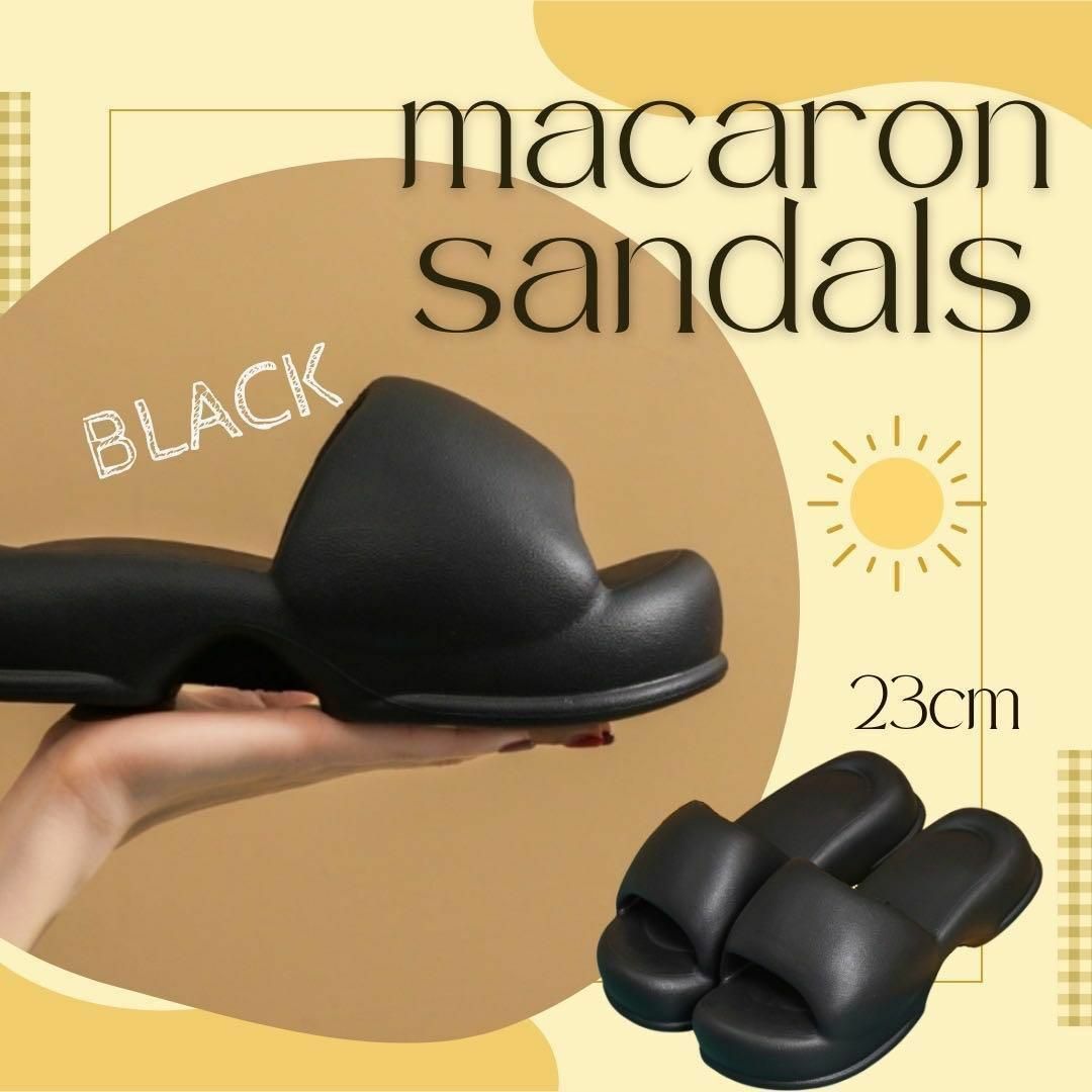 マカロン サンダル 厚底サンダル 新作スリッパ   ノンスリップ  室内履き レディースの靴/シューズ(サンダル)の商品写真