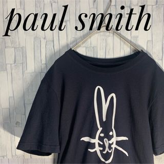 ポールスミス(Paul Smith)のPaul Smith カットソー Tシャツ うさぎ センター ブラック 希少(Tシャツ/カットソー(半袖/袖なし))