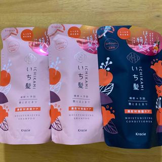 イチカミ(いち髪)の《シャンプー&コンディショナー》いち髪 濃密W保湿ケア 詰め替え 330ml (シャンプー/コンディショナーセット)