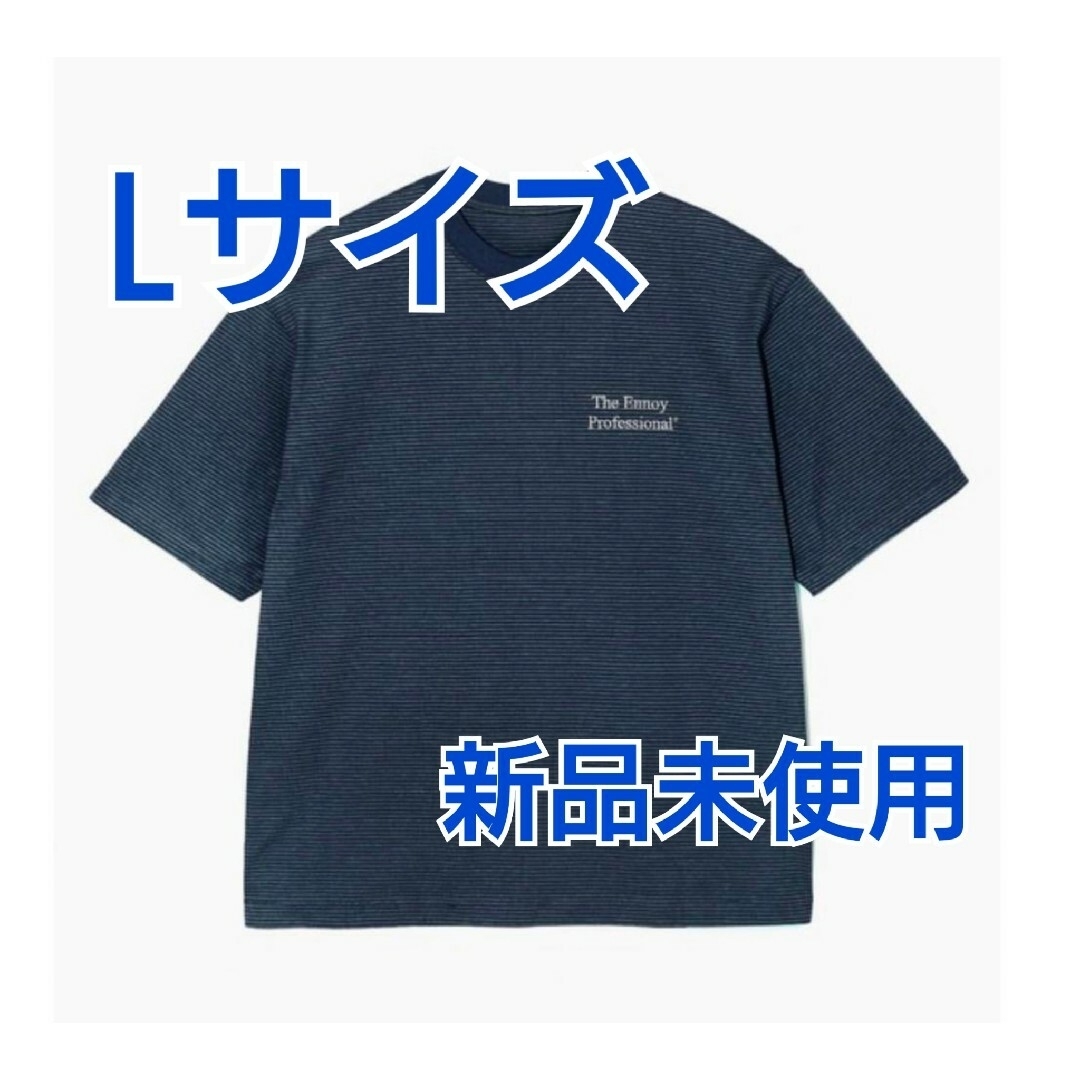 ennoy S/S Border T-Shirt  (NAVY × WHITE)