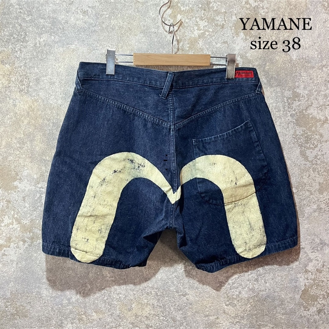 EVISU - YAMANE ヤマネ デニム ショートパンツ ビッグカモメ