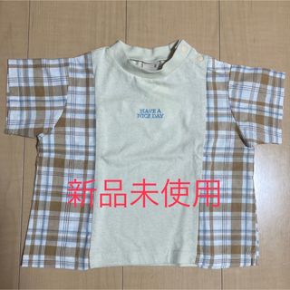 プティマイン(petit main)のpetit main  プティマイン＊新品未使用＊80 半袖　(Ｔシャツ)