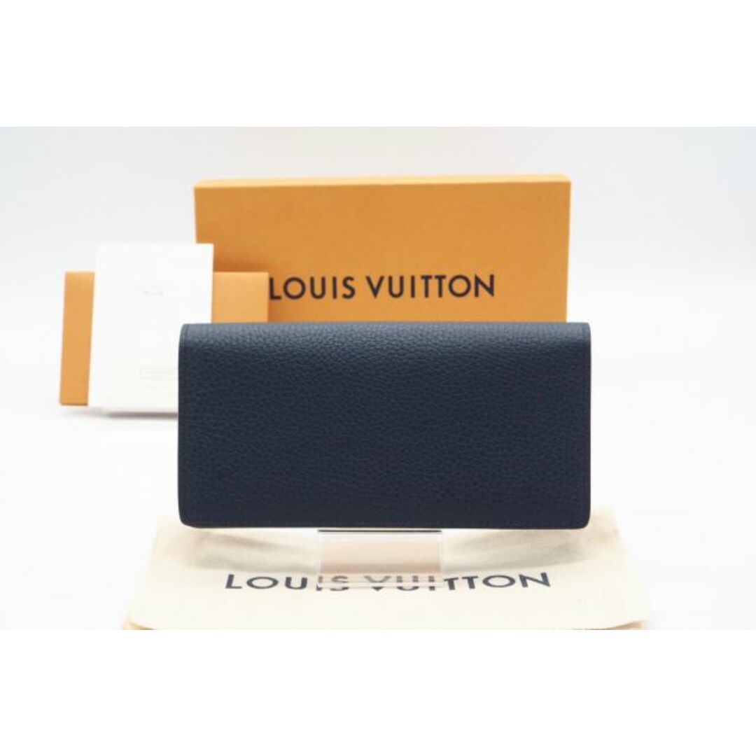 カラー系統ブルーLOUIS VUITTON ルイ ヴィトン 二つ折り長財布