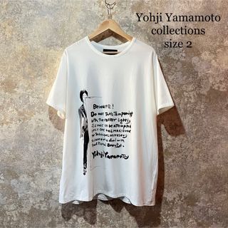 ヨウジヤマモト(Yohji Yamamoto)のYohji Yamamoto ヨウジヤマモト ロゴ Tシャツ(Tシャツ/カットソー(半袖/袖なし))