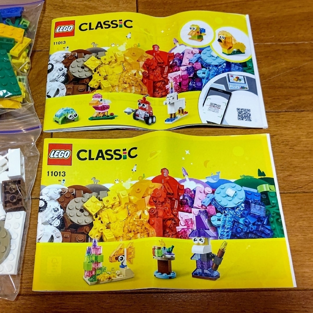 Lego(レゴ)の専用！レゴ★クラシック アイデアパーツ<透明パーツ入り> 11013 美品 エンタメ/ホビーのおもちゃ/ぬいぐるみ(その他)の商品写真