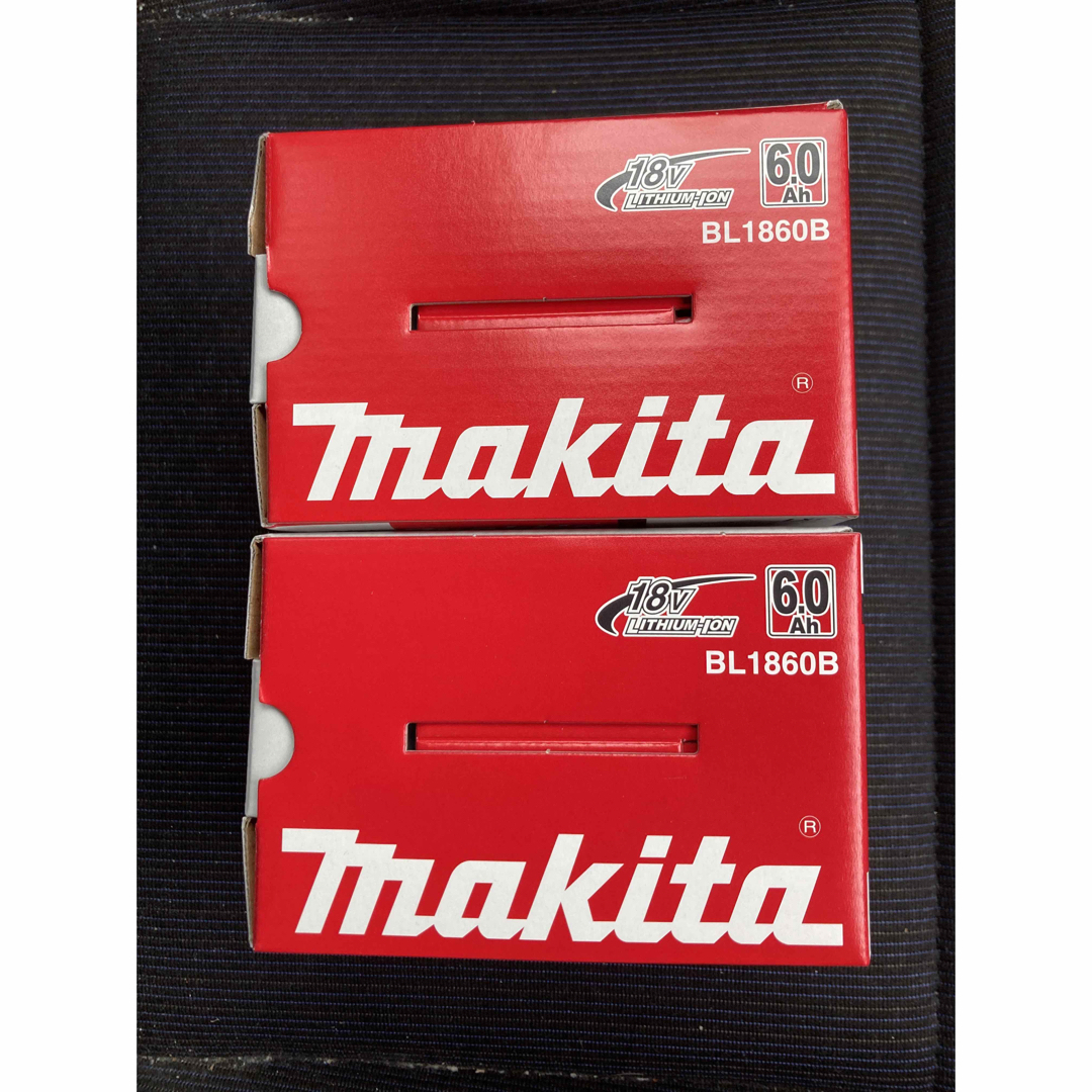 makita　マキタ　純正バッテリー　BL1860B 2個セット　新品未使用