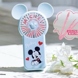 Disney - Mickey Mouse  ストラップ付きハンディー扇風機です！