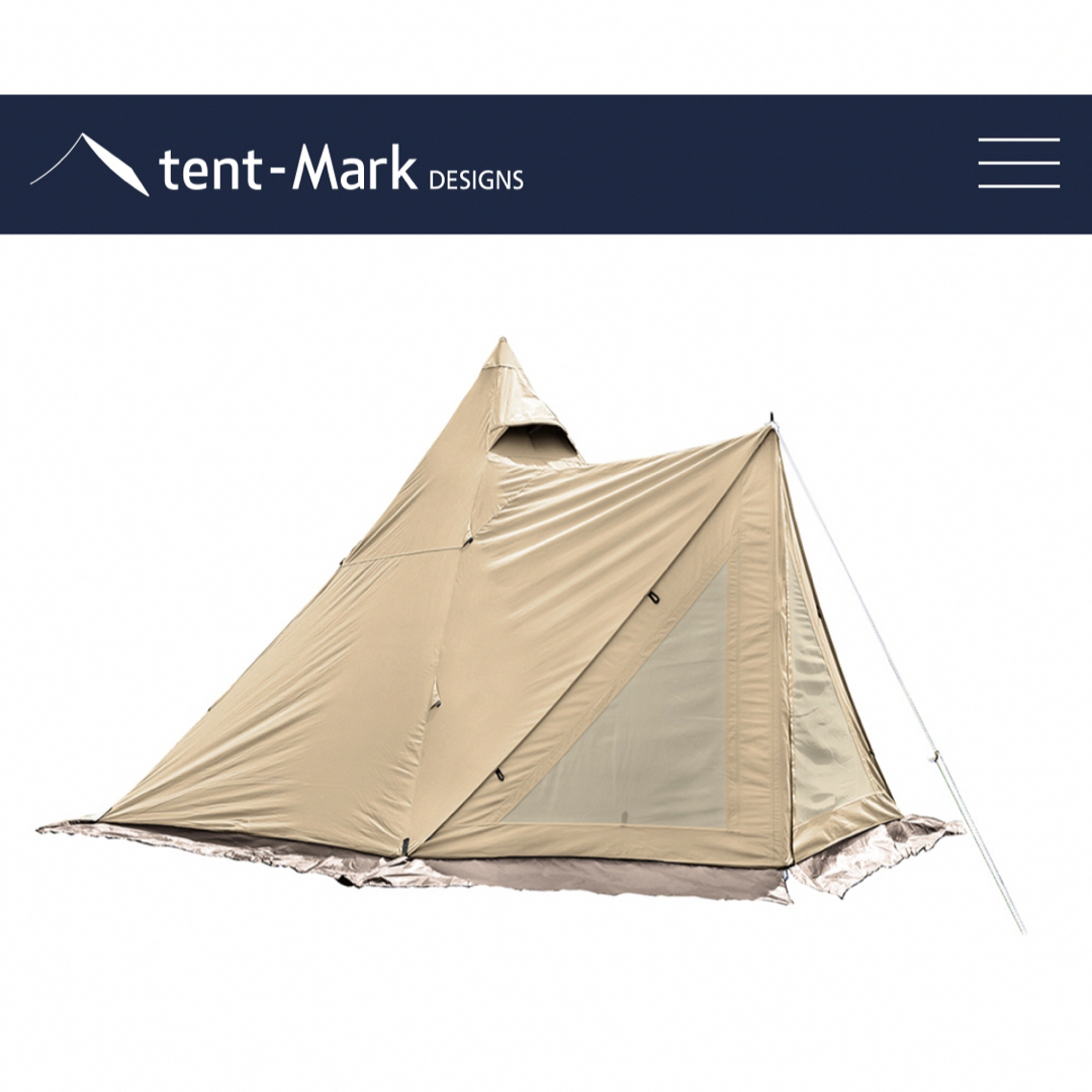 tent-Mark DESIGNS(テンマクデザイン)の新品 テンマクデザイン サーカスTC コンフォートソロ スポーツ/アウトドアのアウトドア(テント/タープ)の商品写真