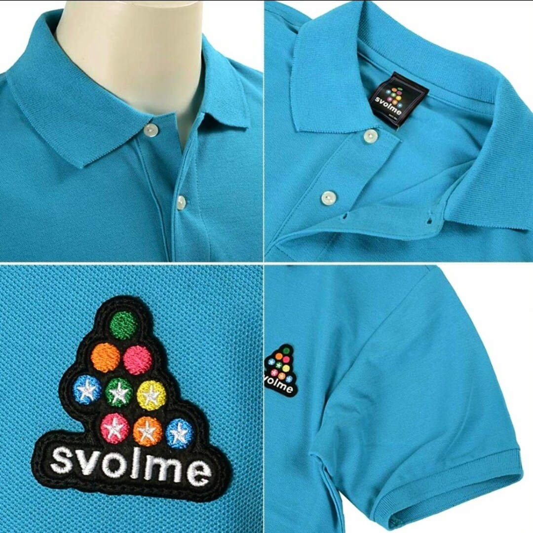 Svolme(スボルメ)のスボルメ DRYカノコ シンプル ポロシャツ Ｍ 新品 未使用 水通しのみ スポーツ/アウトドアのサッカー/フットサル(ウェア)の商品写真