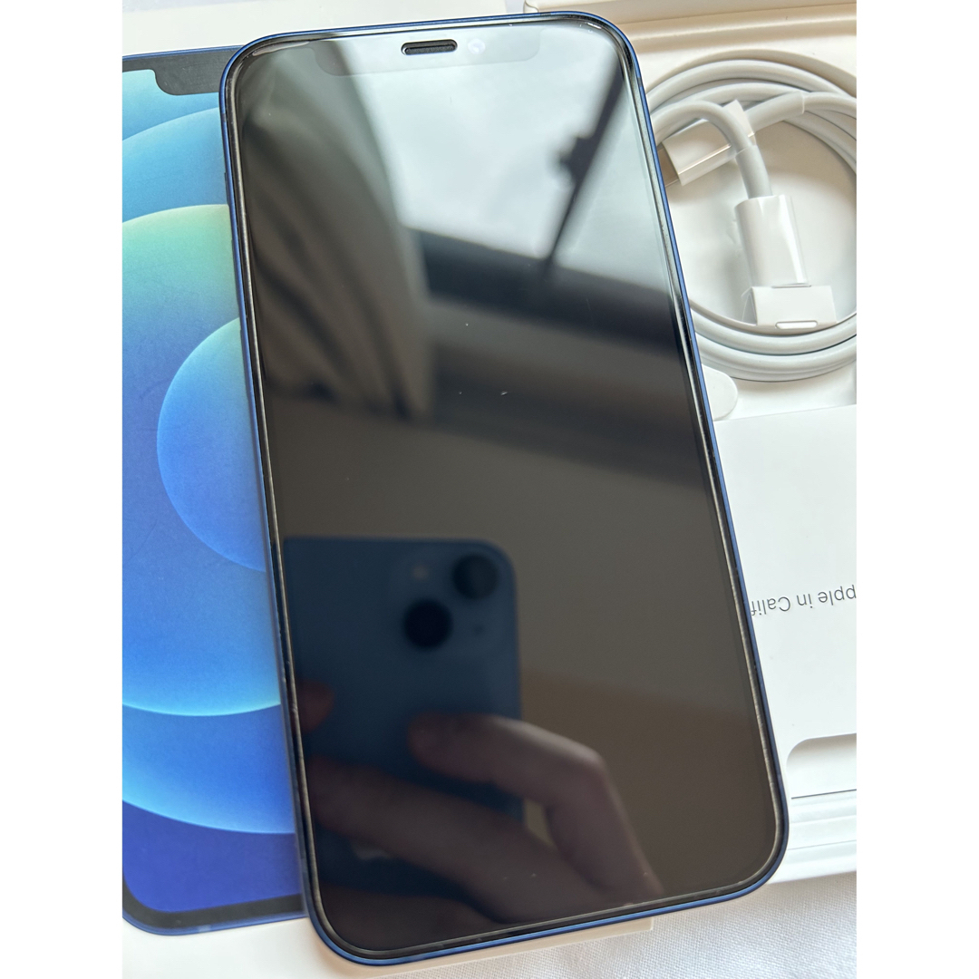 iPhone - 美品 iPhone 12 mini ブルー 128 GB SIMフリーの通販 by