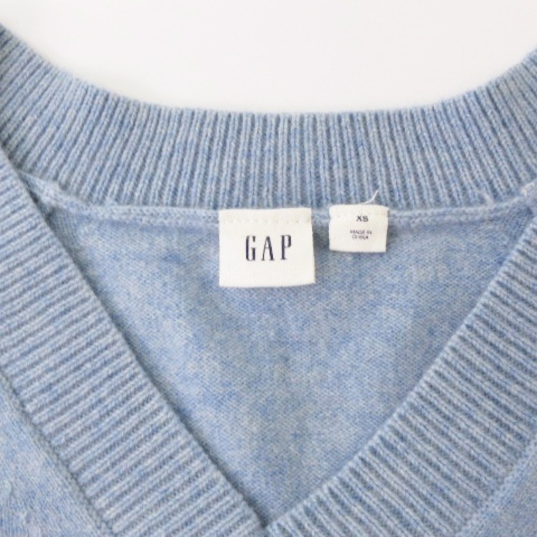GAP(ギャップ)のギャップ GAPセーター ニット 長袖 Vネック ウール カシミヤ 水色 XS メンズのトップス(ニット/セーター)の商品写真