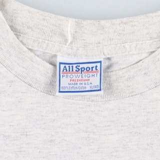 古着 90年代 All Sports 両面プリント プリントTシャツ USA製 メンズXL ...