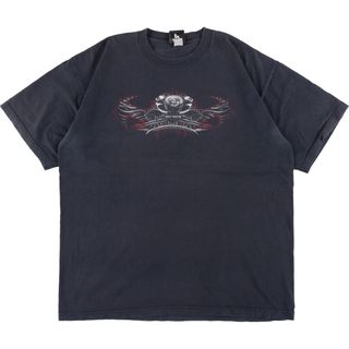 ハーレーダビッドソン(Harley Davidson)の古着 ハーレーダビッドソン Harley-Davidson 両面プリント モーターサイクル バイクTシャツ メンズXL /eaa359990(Tシャツ/カットソー(半袖/袖なし))