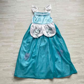 ディズニー(Disney)のプリンセス ドレス Princess dress ラメ入りブルー系120〜130(ドレス/フォーマル)