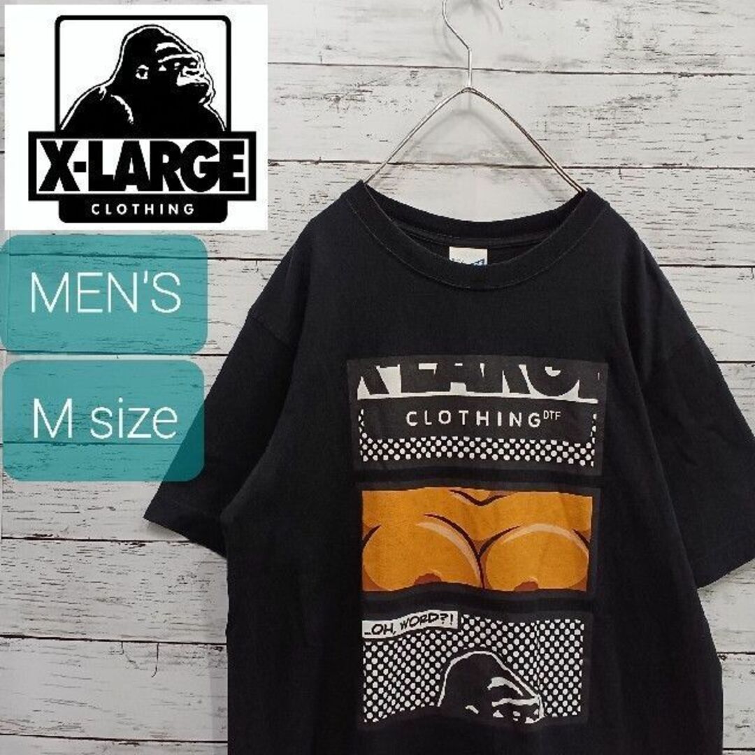 XLARGE(エクストララージ) メンズ Tシャツ 黒 M ストリート - www ...