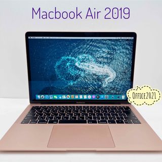 [美品]APPLE MACBOOK AIR 2019 オフィス2021付き