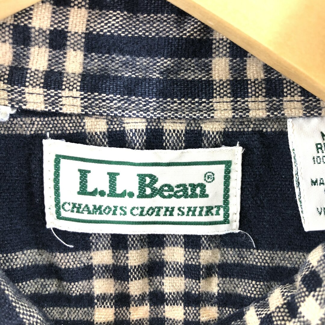 エルエルビーン L.L.Bean チェック柄 長袖 ヘビーネルシャツ メンズXL /eaa361237