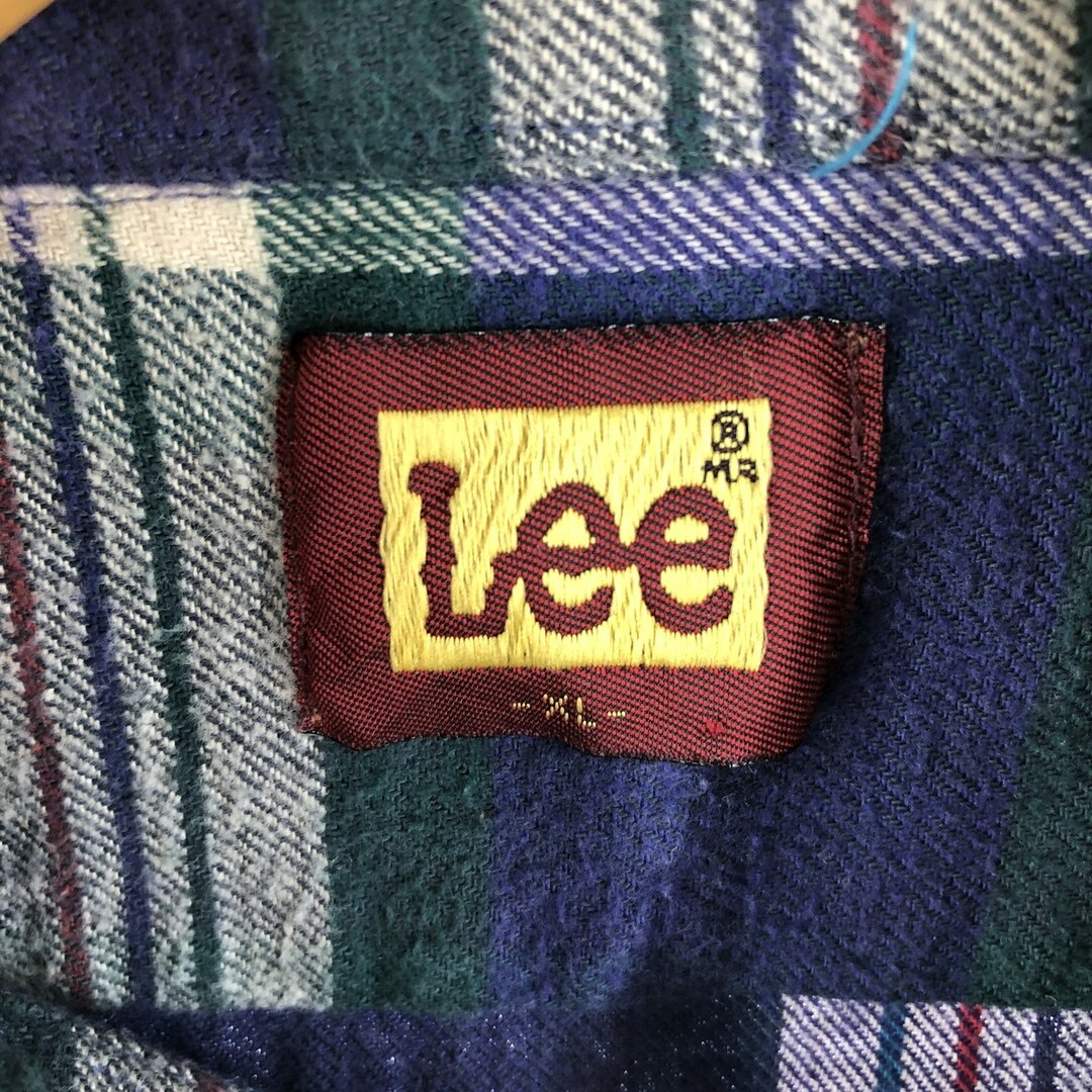 Lee(リー)の古着 リー Lee チェック柄 長袖 フランネルシャツ メンズL /eaa361423 メンズのトップス(シャツ)の商品写真