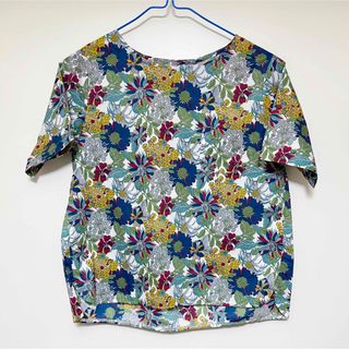 リバティ(LIBERTY.)のリバティプリント Ｔシャツ ブラウス(シャツ/ブラウス(半袖/袖なし))