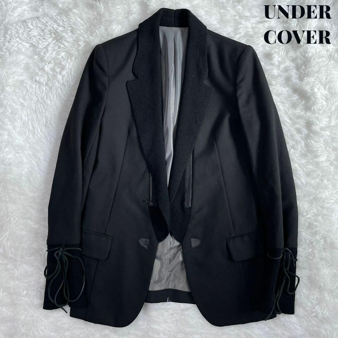 07AW】UNDERCOVER アンダーカバー ジャケット ブラック 1 - テーラード