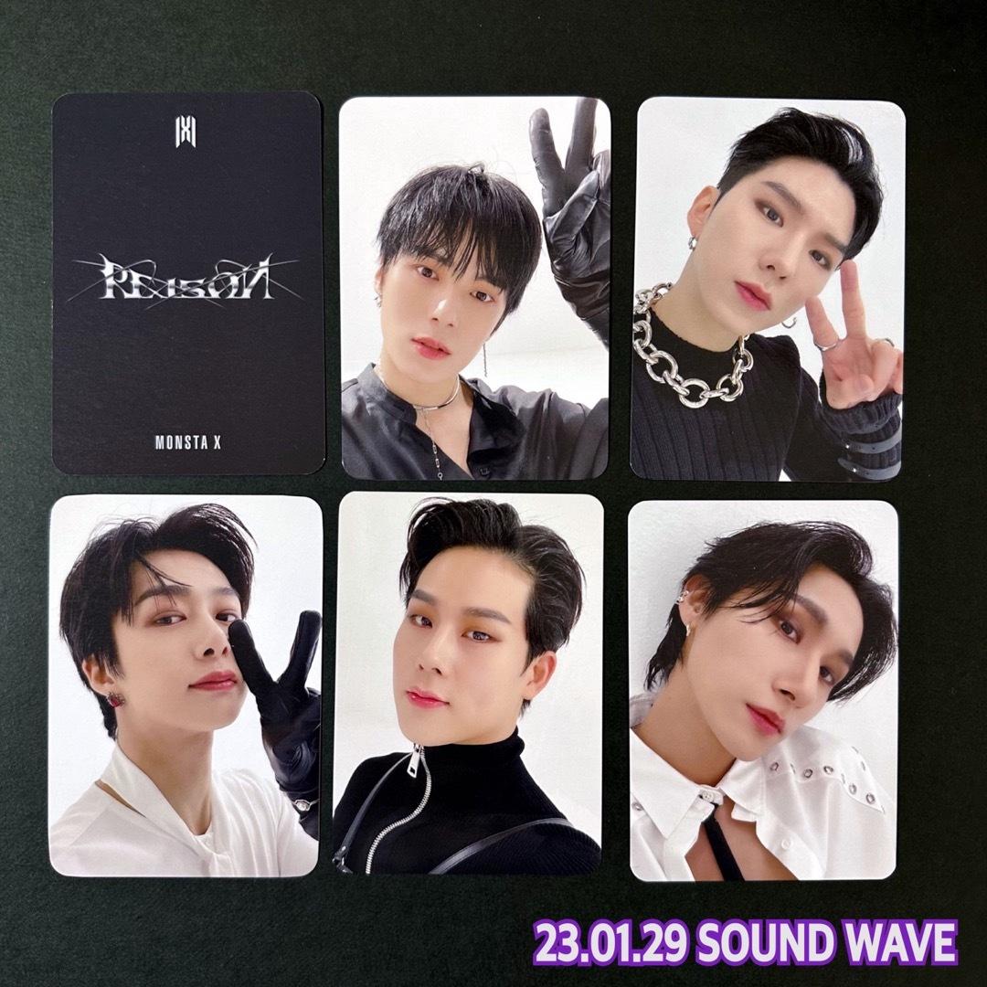 monsta x - monsta x トレカ5枚セット sound waveの通販 by intp's