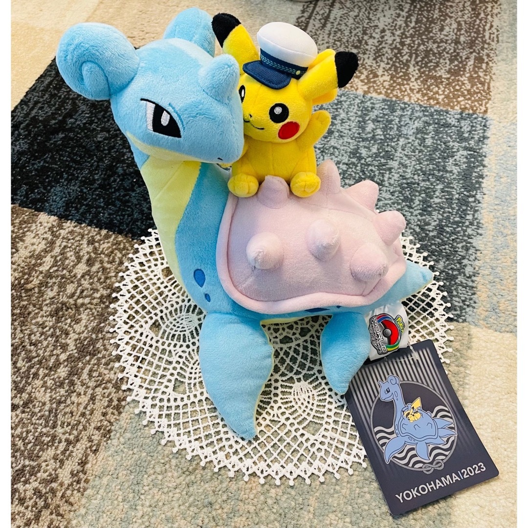 wcs2023 ぬいぐるみ ラプラス&ピカチュウ ヨコハマ2023 wcs2023 ぬいぐるみ ラプラス&ピカチュウ ヨコハマ2023