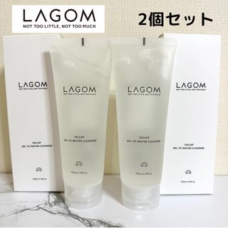 ラーゴム(LAGOM)の【新品未使用 即日発送】ラゴム ジェルトゥウォータークレンザー 170ml×2個(洗顔料)