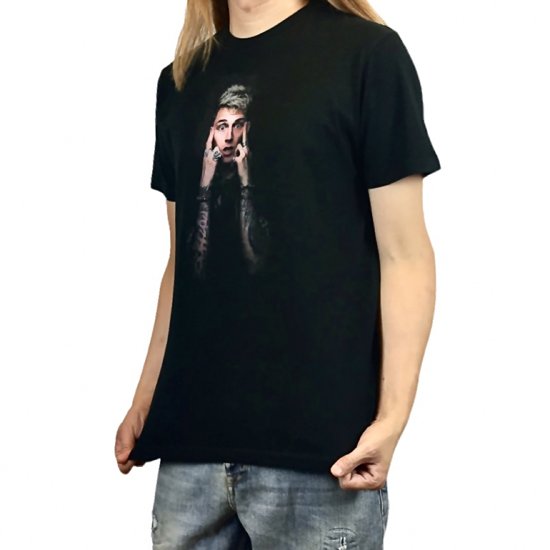 新品 マシンガンケリー ヒップホップ ポップパンク ラッパー タトゥー Tシャツ メンズのトップス(Tシャツ/カットソー(半袖/袖なし))の商品写真