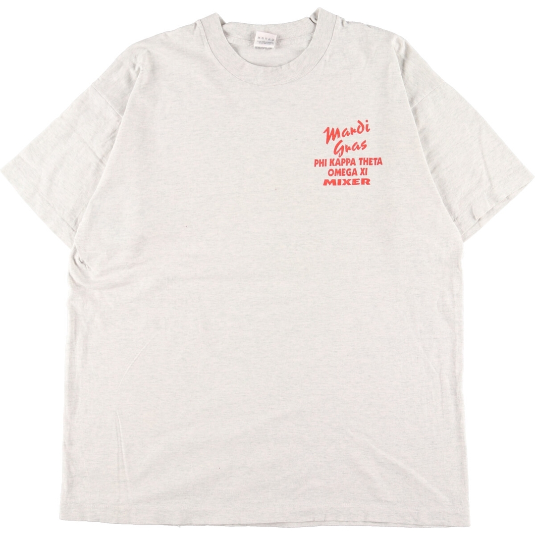 90年代 フルーツオブザルーム FRUIT OF THE LOOM バックプリント プリントTシャツ USA製 メンズXL ヴィンテージ /eaa359534