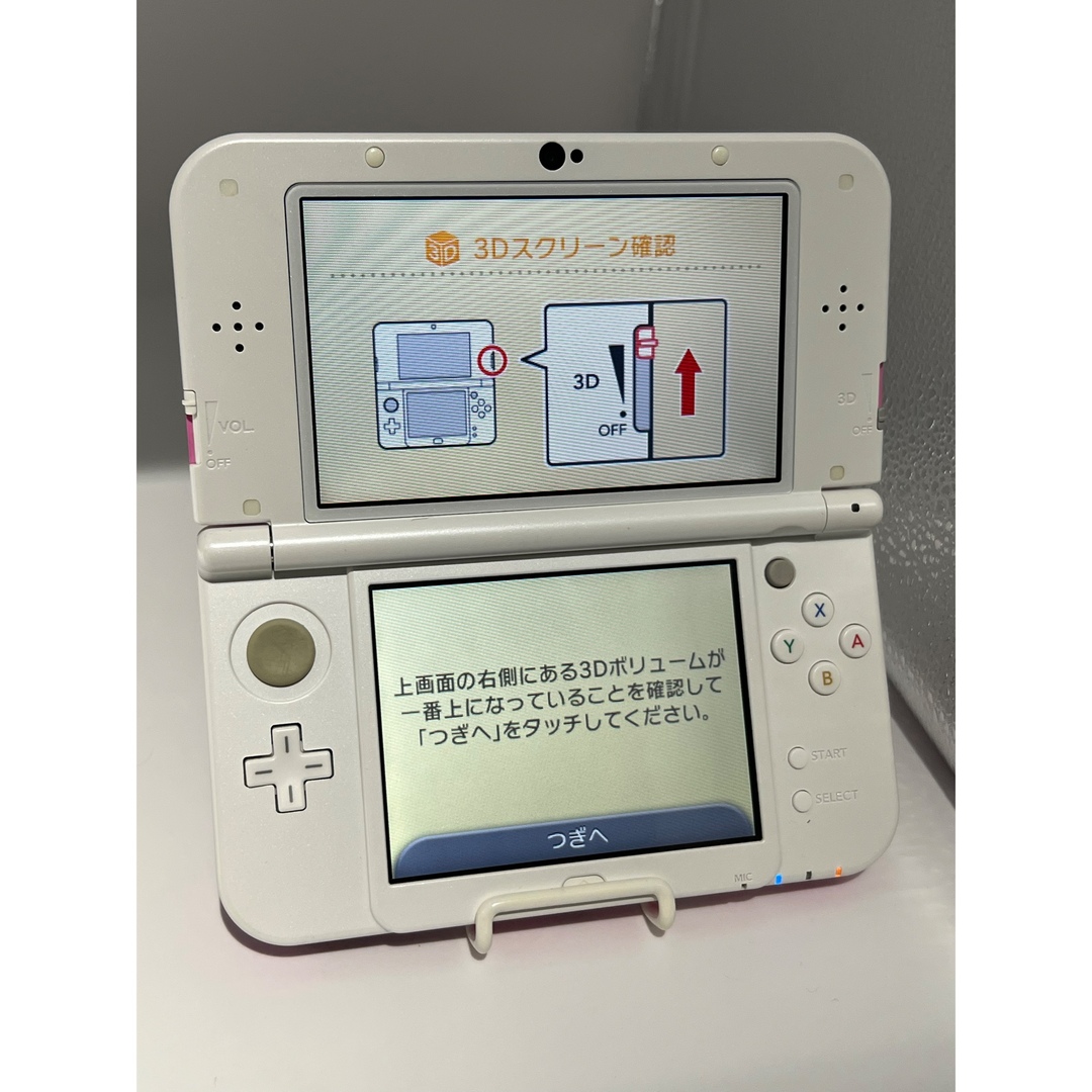 液晶美品】Newニンテンドー3DS LL ピンク×ホワイト 本体 動作品 - www