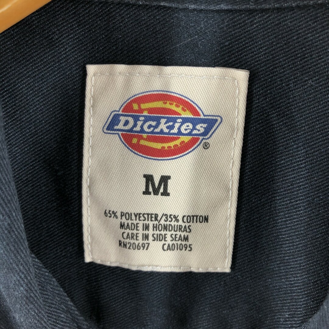 Dickies(ディッキーズ)の古着 ディッキーズ Dickies 両面刺繍 半袖 ワークシャツ メンズL /eaa360540 メンズのトップス(シャツ)の商品写真