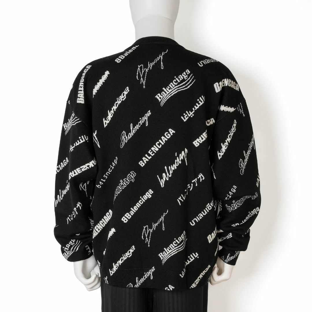 新品 Balenciaga LOGOMANIA ALL OVER 長袖セーター 7