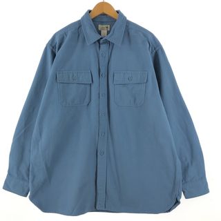 エルエルビーン(L.L.Bean)の古着 エルエルビーン L.L.Bean 長袖 シャモアクロスシャツ メンズXL /eaa361347(シャツ)