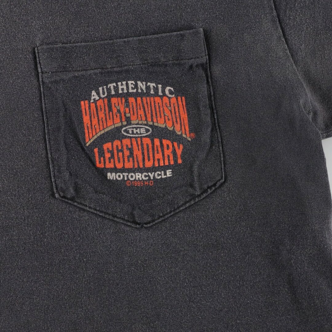 ハーレーダビッドソン Harley-Davidson 両面プリント モーターサイクル バイクTシャツ メンズL /eaa351829