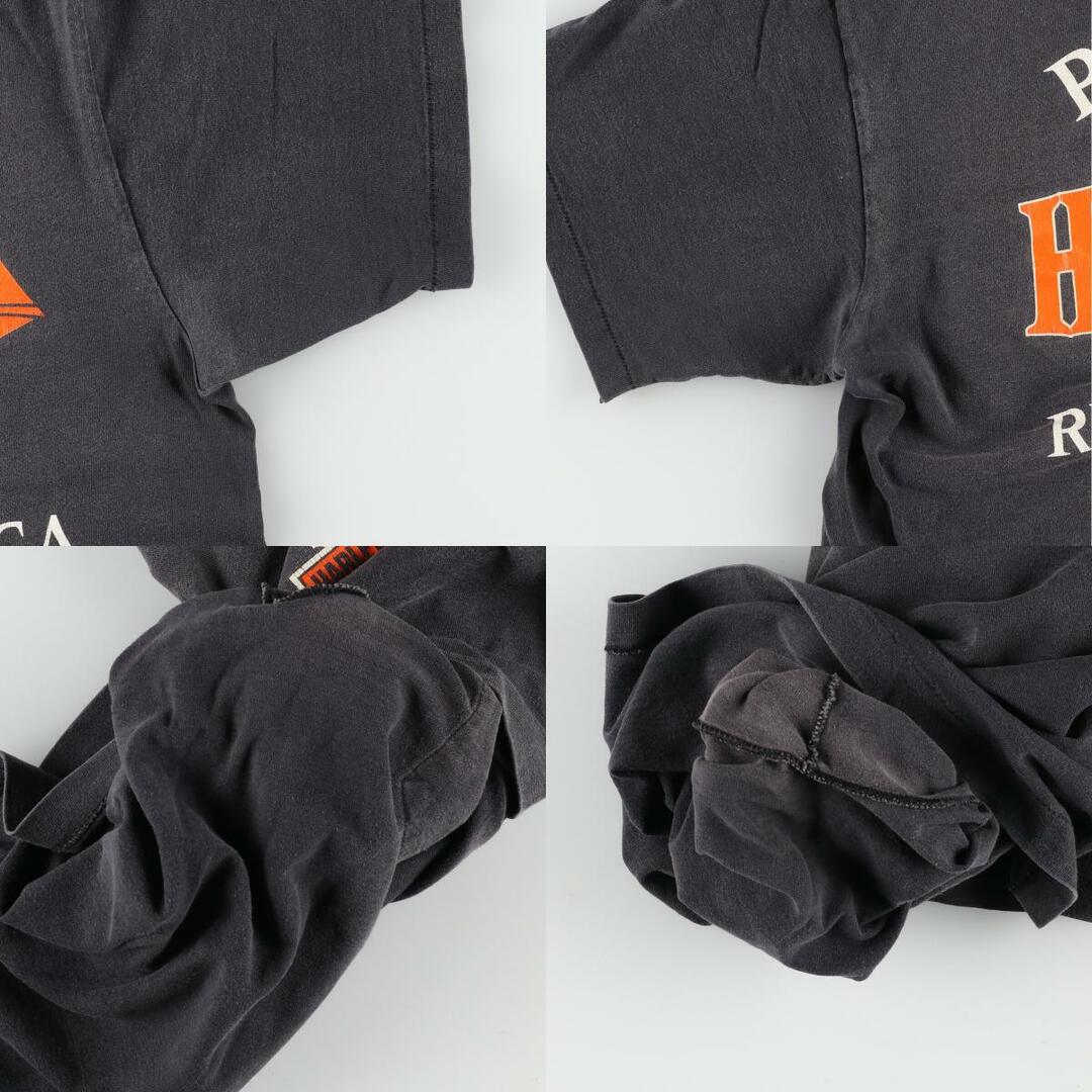 ハーレーダビッドソン Harley-Davidson 両面プリント モーターサイクル バイクTシャツ メンズM /eaa354575