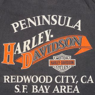 古着 90年代 ハーレーダビッドソン Harley-Davidson 両面プリント