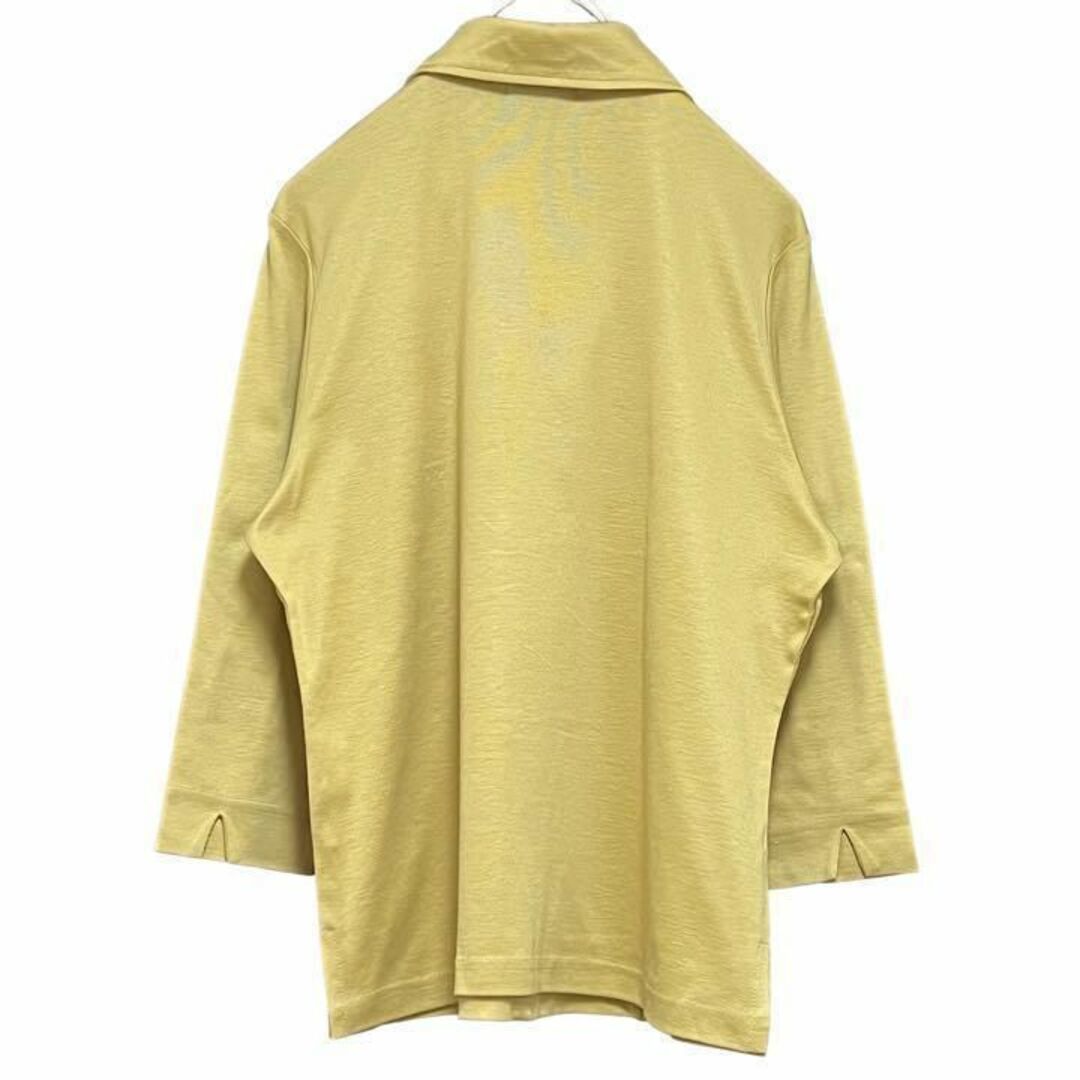 JEUTINE GARCON レディース【F】ハーフジップシャツ♡綿100% 黄 レディースのトップス(シャツ/ブラウス(長袖/七分))の商品写真