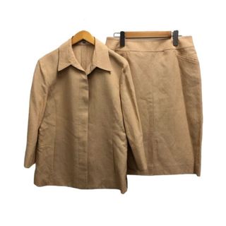 ダックス(DAKS)のダックス スーツ セットアップ タイトスカート リネン混 11AR ベージュ(スーツ)