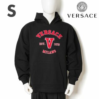 Versace ヴェルサーチ ブラック パーカー Sサイズ 極美品
