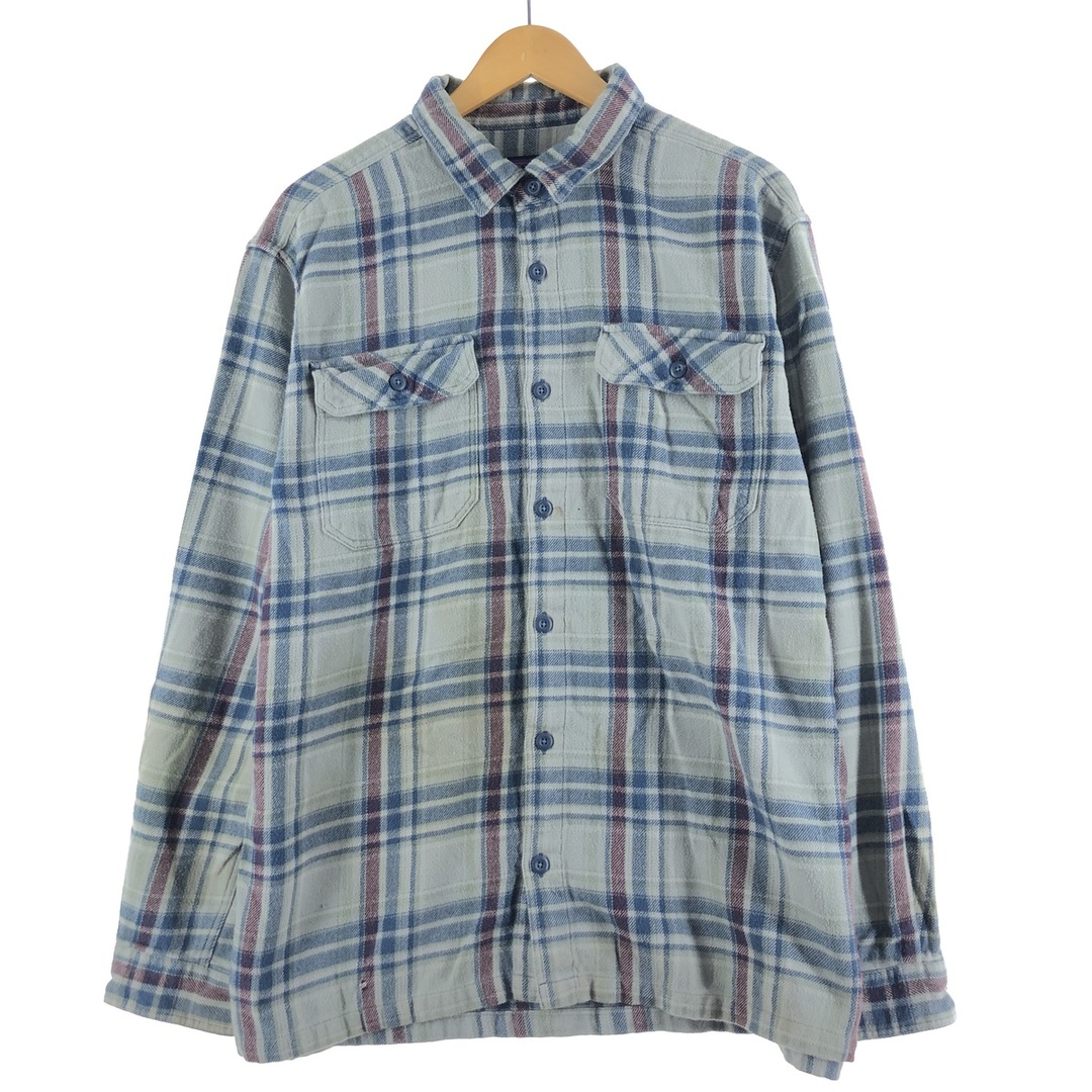 patagonia(パタゴニア)の古着 パタゴニア Patagonia ORGANIC COTTON オーガニックコットン チェック柄 長袖 フランネルシャツ メンズXL /eaa361222 メンズのトップス(シャツ)の商品写真