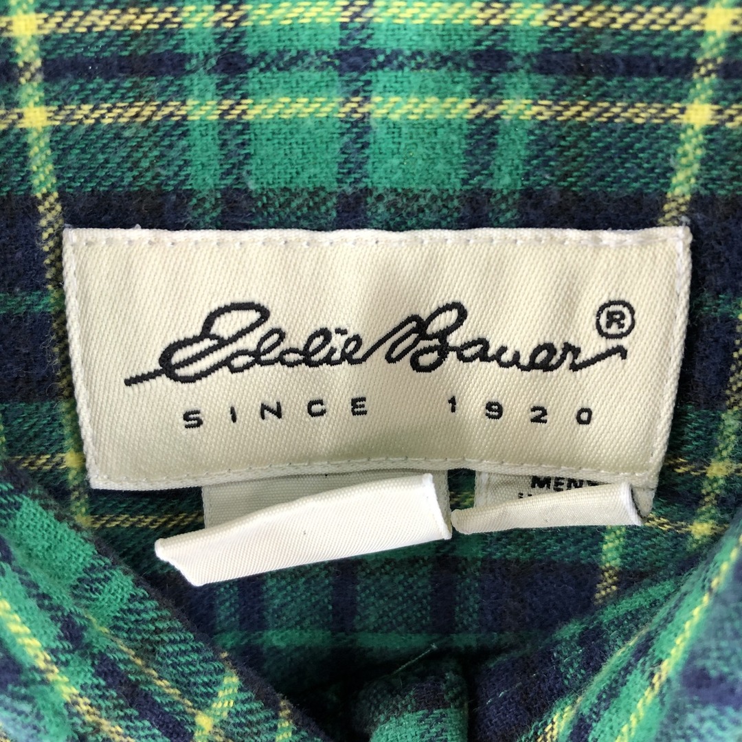 Eddie Bauer(エディーバウアー)の古着 エディーバウアー Eddie Bauer 長袖 ライトネルシャツ メンズL /eaa361204 メンズのトップス(シャツ)の商品写真