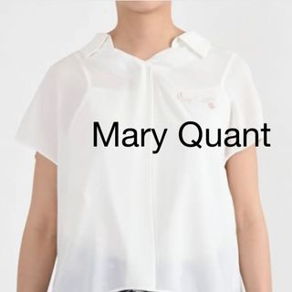 マリークワント(MARY QUANT)の新品 マリークワント バックオープンオーバーブラウス ホワイト 13200円(シャツ/ブラウス(半袖/袖なし))